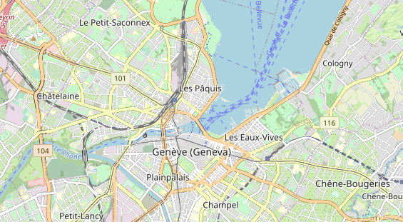Eventlocations auf Karte