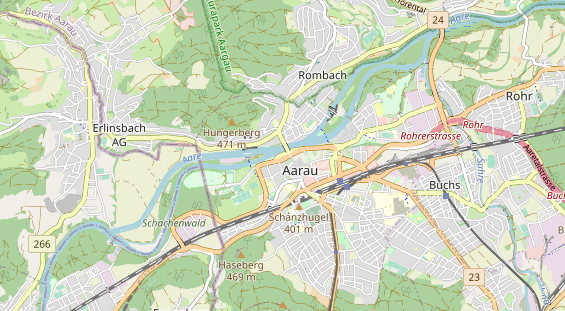 Eventlocations auf Karte