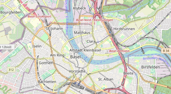 Eventlocations auf Karte