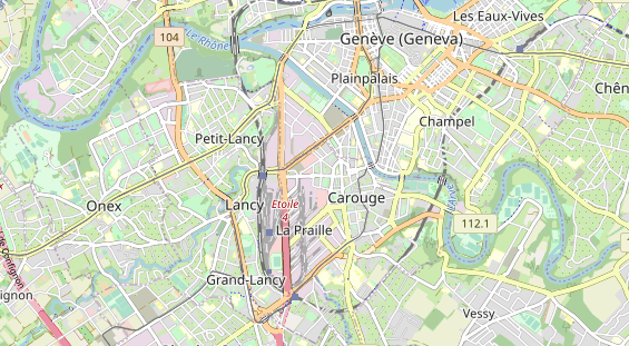 Eventlocations auf Karte