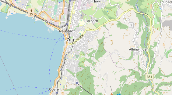 Eventlocations auf Karte