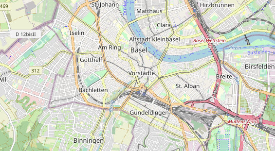 Eventlocations auf Karte