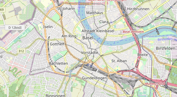 Eventlocations auf Karte