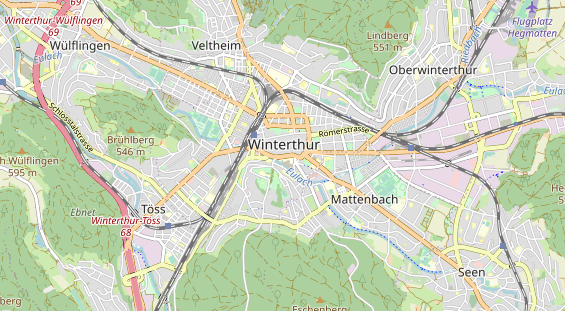 Eventlocations auf Karte