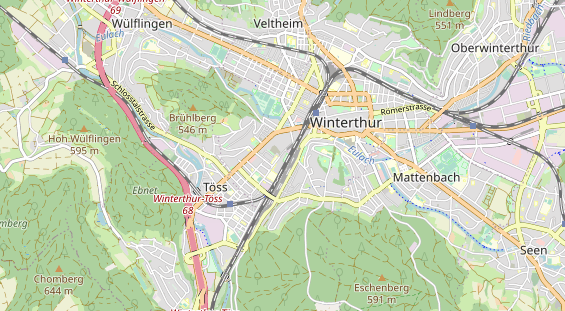 Eventlocations auf Karte