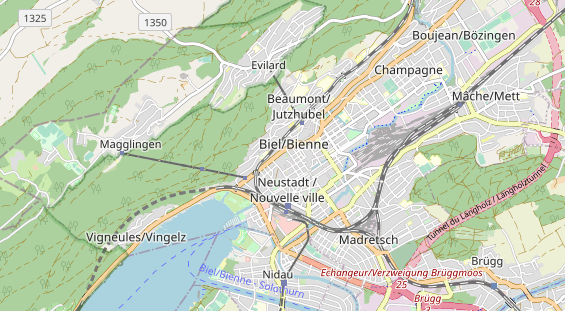 Eventlocations auf Karte