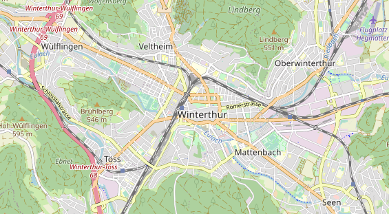 Eventlocations auf Karte