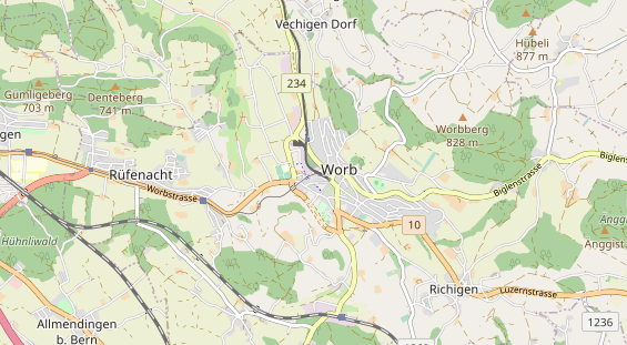 Eventlocations auf Karte