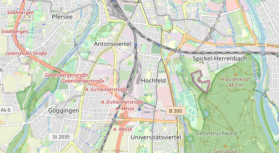 Eventlocations auf Karte