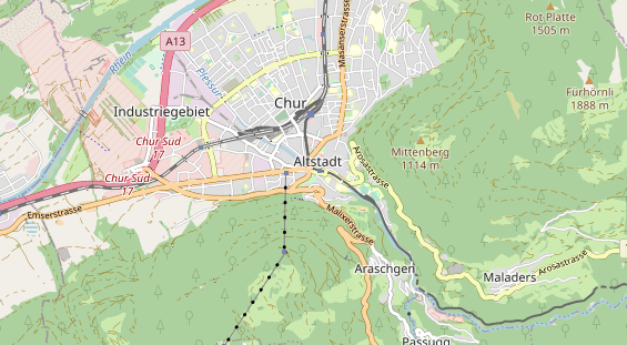 Eventlocations auf Karte