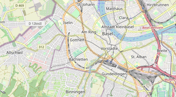 Eventlocations auf Karte