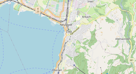 Eventlocations auf Karte