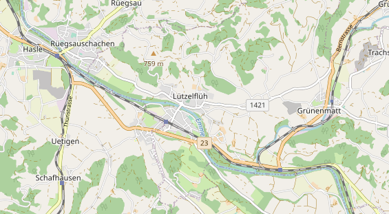 Eventlocations auf Karte