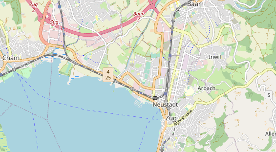 Eventlocations auf Karte