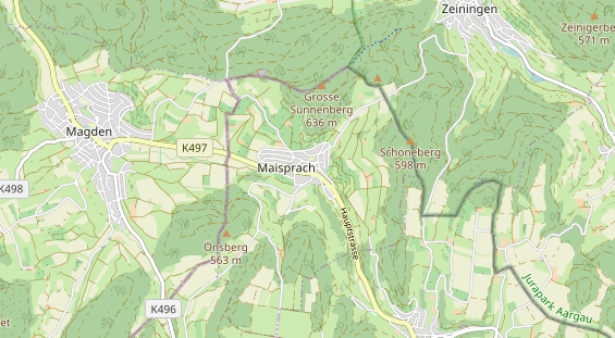 Eventlocations auf Karte