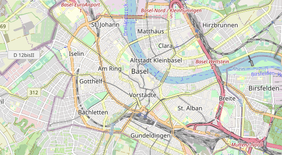 Eventlocations auf Karte