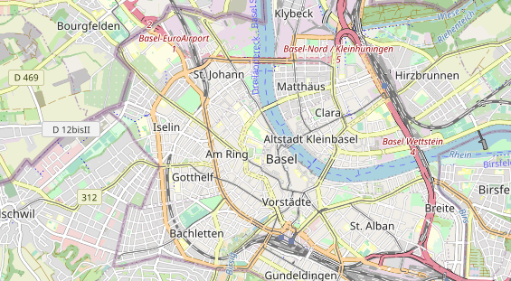Eventlocations auf Karte