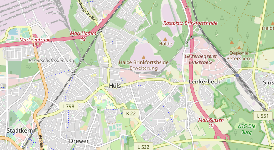 Eventlocations auf Karte