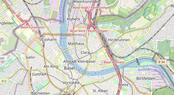 Eventlocations auf Karte