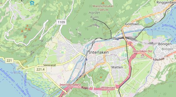 Eventlocations auf Karte