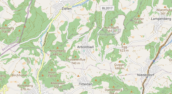 Eventlocations auf Karte