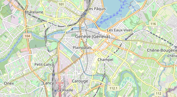 Eventlocations auf Karte