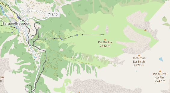 Eventlocations auf Karte