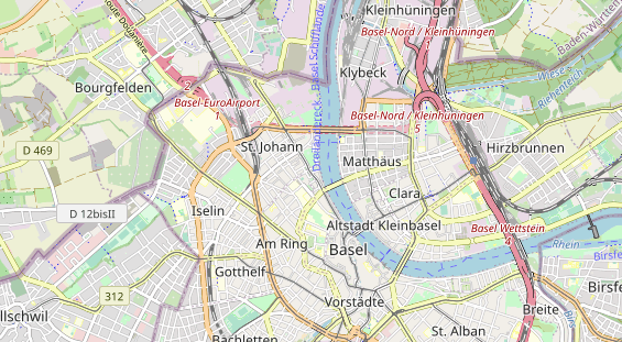 Eventlocations auf Karte