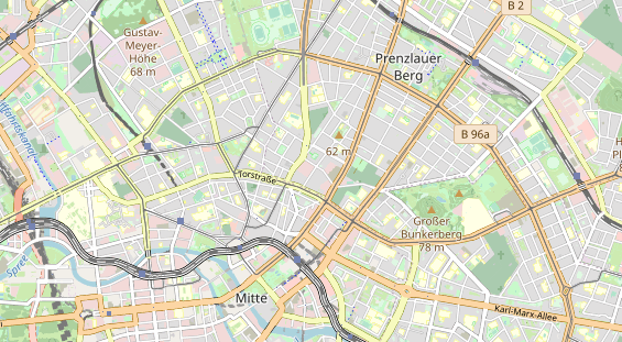 Eventlocations auf Karte