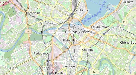 Eventlocations auf Karte