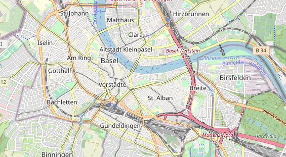 Eventlocations auf Karte