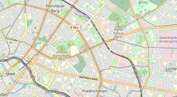 Eventlocations auf Karte
