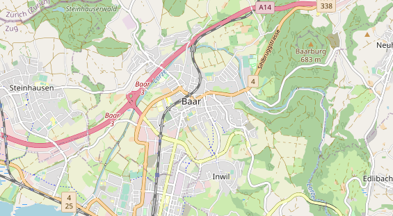 Eventlocations auf Karte