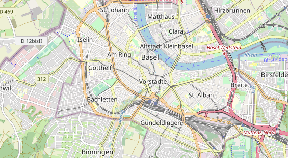 Eventlocations auf Karte
