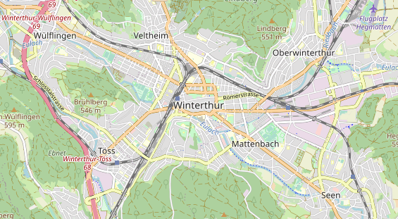 Eventlocations auf Karte