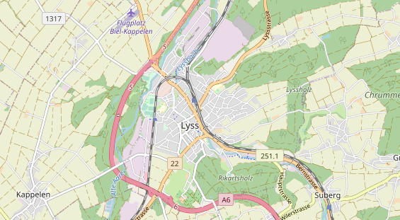 Eventlocations auf Karte