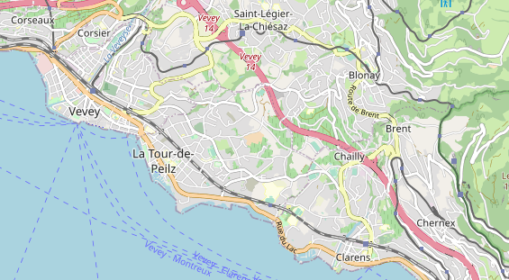 Eventlocations auf Karte