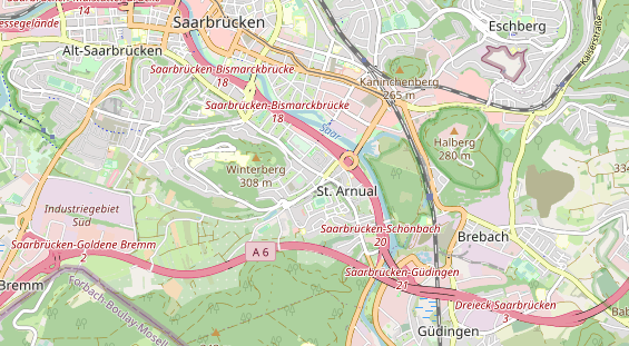 Eventlocations auf Karte