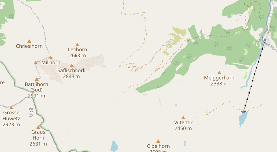 Eventlocations auf Karte