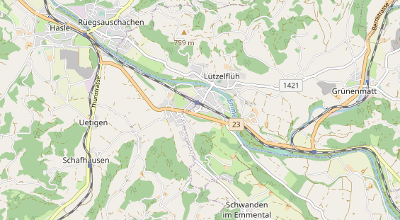 Eventlocations auf Karte