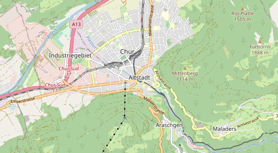 Eventlocations auf Karte