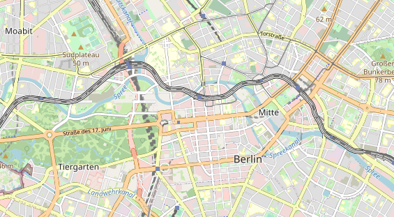 Eventlocations auf Karte
