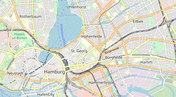 Eventlocations auf Karte