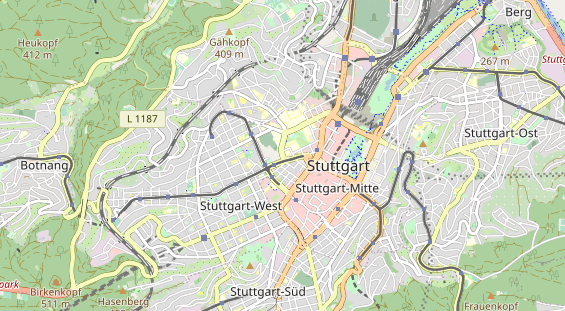 Eventlocations auf Karte