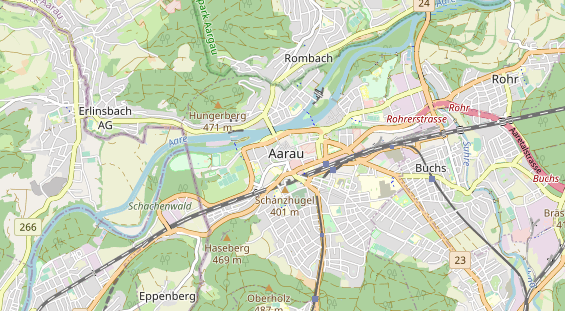 Eventlocations auf Karte