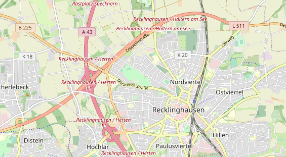 Eventlocations auf Karte