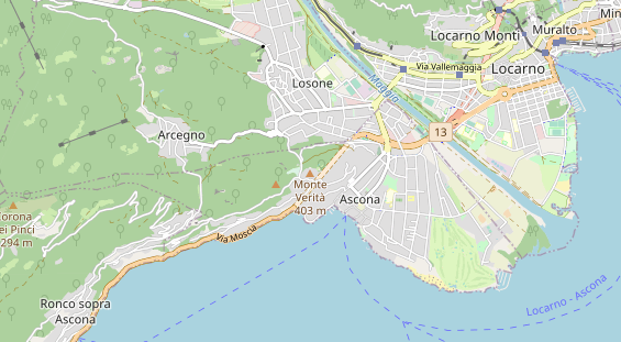 Eventlocations auf Karte