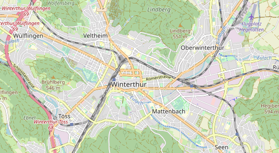Eventlocations auf Karte