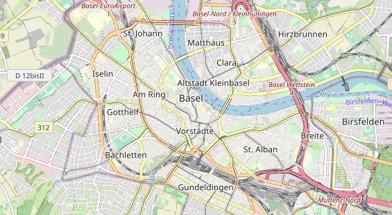 Eventlocations auf Karte