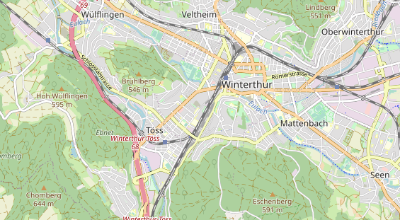 Eventlocations auf Karte